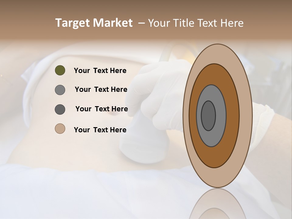 Scanning Of A Stomach Of Pregnant Woman PowerPoint Template