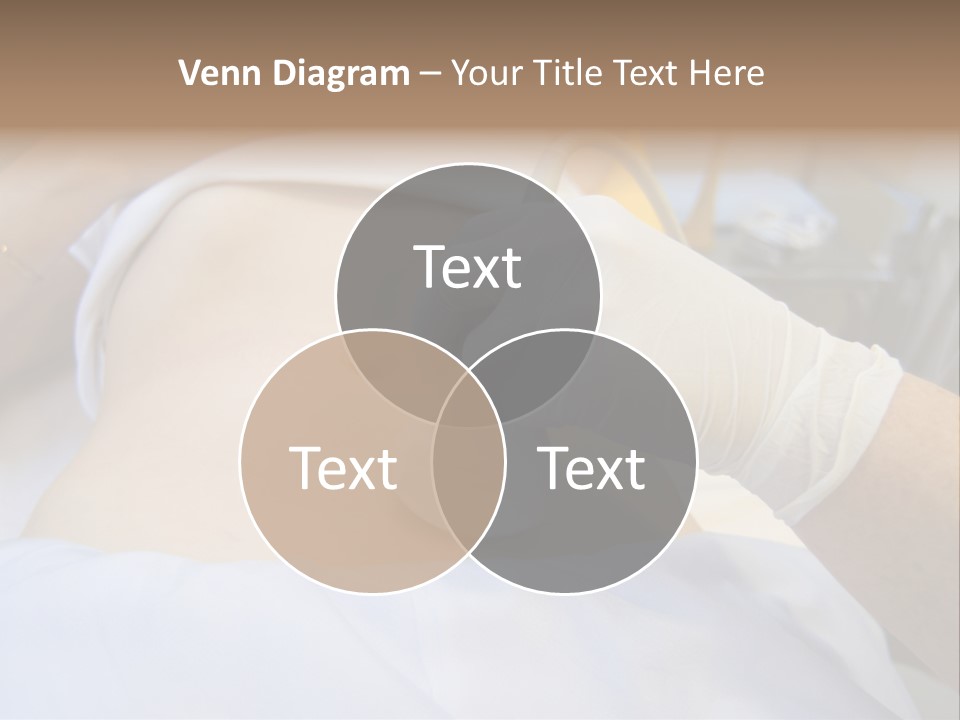 Scanning Of A Stomach Of Pregnant Woman PowerPoint Template