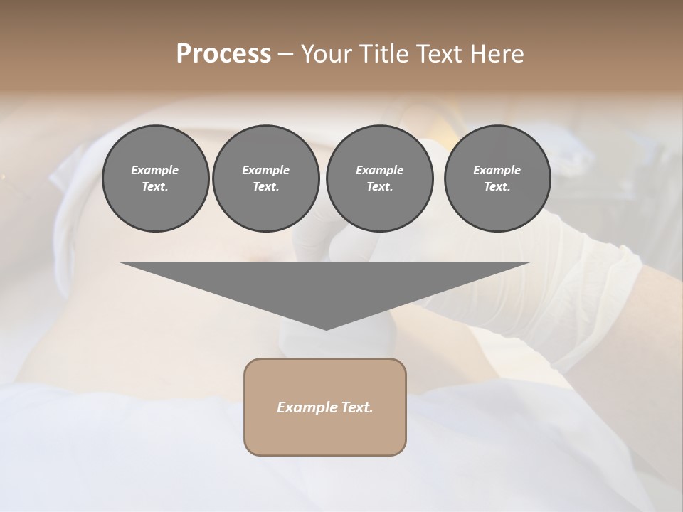 Scanning Of A Stomach Of Pregnant Woman PowerPoint Template