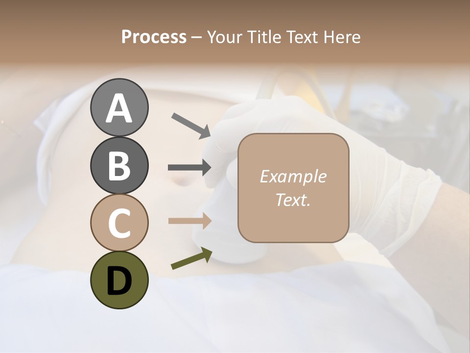 Scanning Of A Stomach Of Pregnant Woman PowerPoint Template
