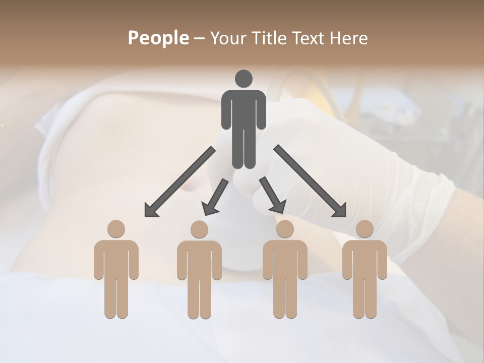 Scanning Of A Stomach Of Pregnant Woman PowerPoint Template