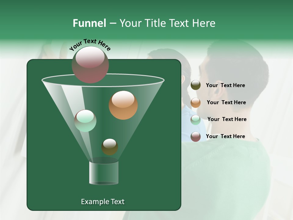 Asian Woman And Male Hanging Art On Wall. Square Composition. PowerPoint Template