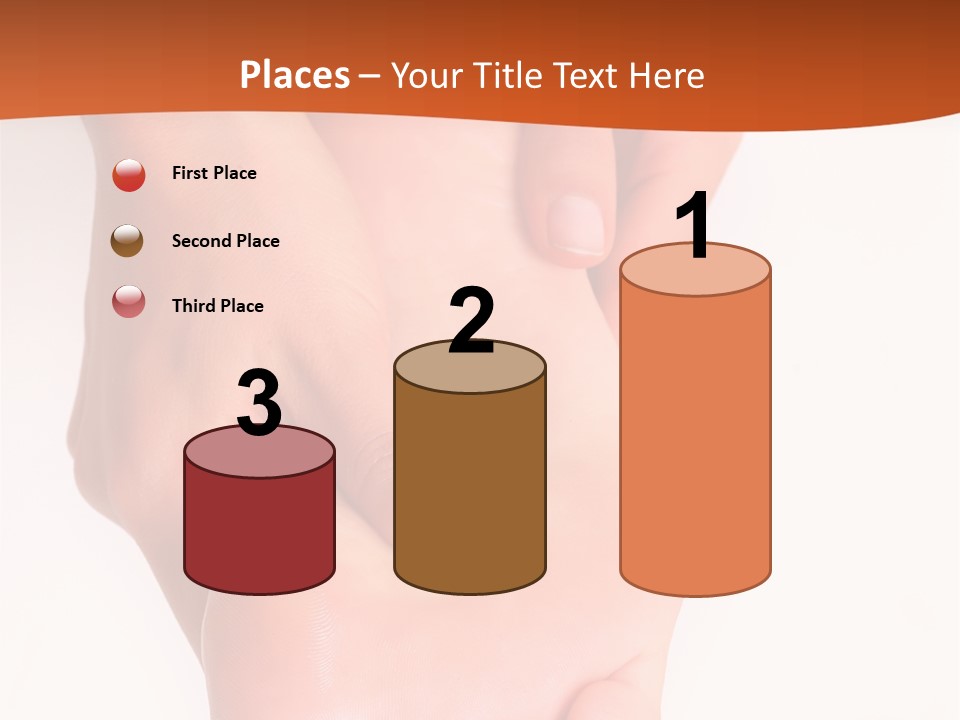 Massage And Leaving Of The Female Feet Bared By A Foot, Isolated On A White Background, Please See Some Of My Other Parts Of A Images PowerPoint Template