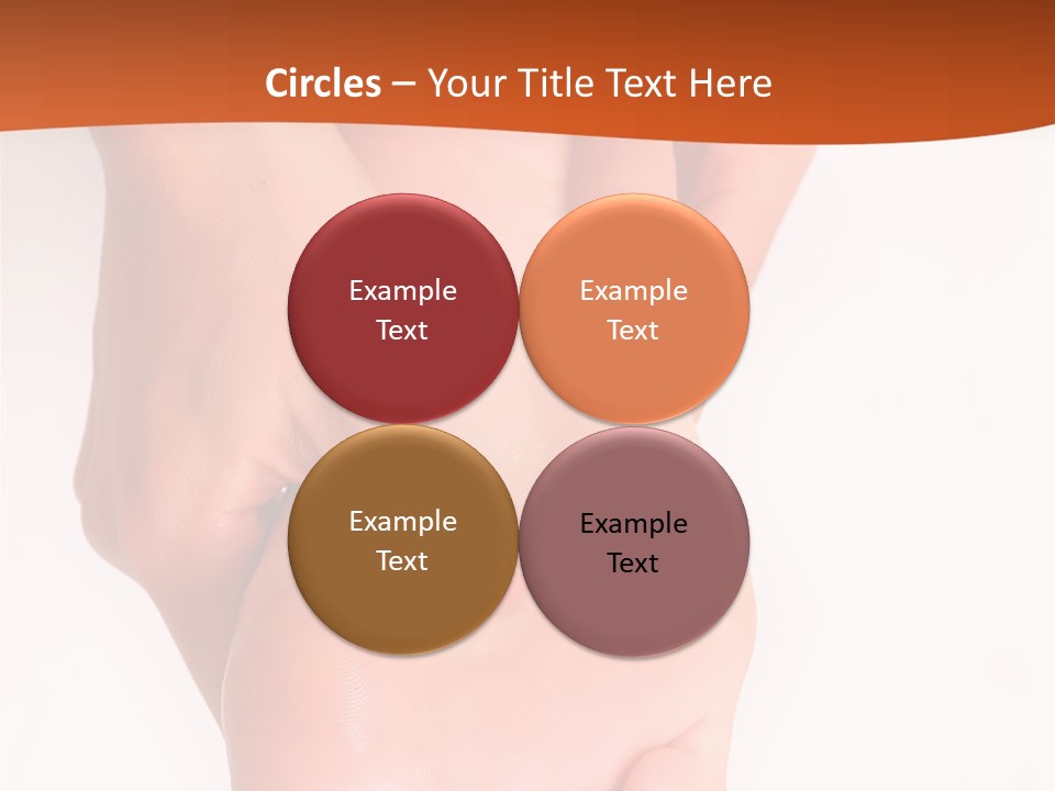 Massage And Leaving Of The Female Feet Bared By A Foot, Isolated On A White Background, Please See Some Of My Other Parts Of A Images PowerPoint Template