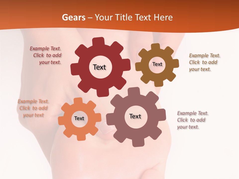 Massage And Leaving Of The Female Feet Bared By A Foot, Isolated On A White Background, Please See Some Of My Other Parts Of A Images PowerPoint Template