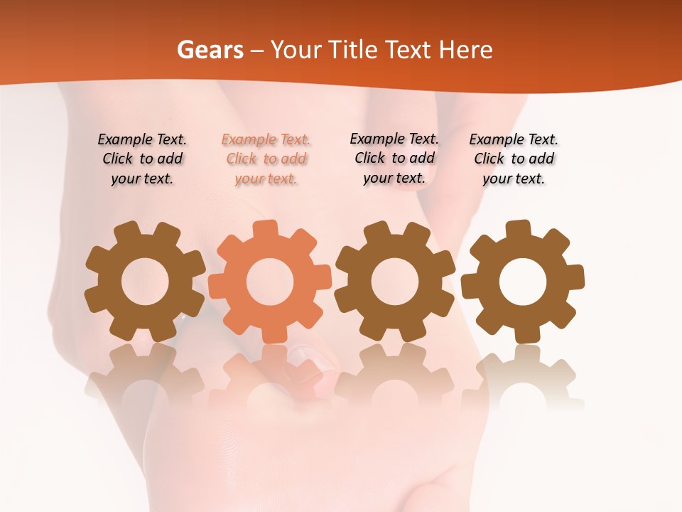 Massage And Leaving Of The Female Feet Bared By A Foot, Isolated On A White Background, Please See Some Of My Other Parts Of A Images PowerPoint Template