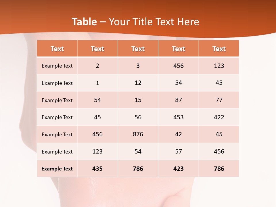 Massage And Leaving Of The Female Feet Bared By A Foot, Isolated On A White Background, Please See Some Of My Other Parts Of A Images PowerPoint Template