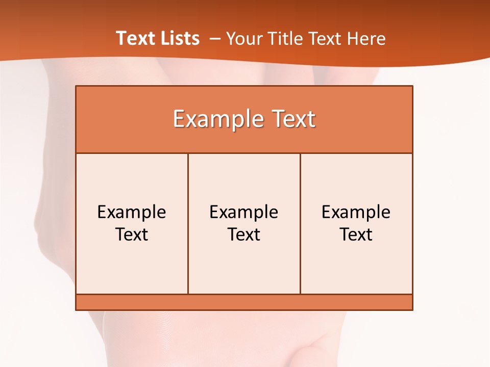 Massage And Leaving Of The Female Feet Bared By A Foot, Isolated On A White Background, Please See Some Of My Other Parts Of A Images PowerPoint Template