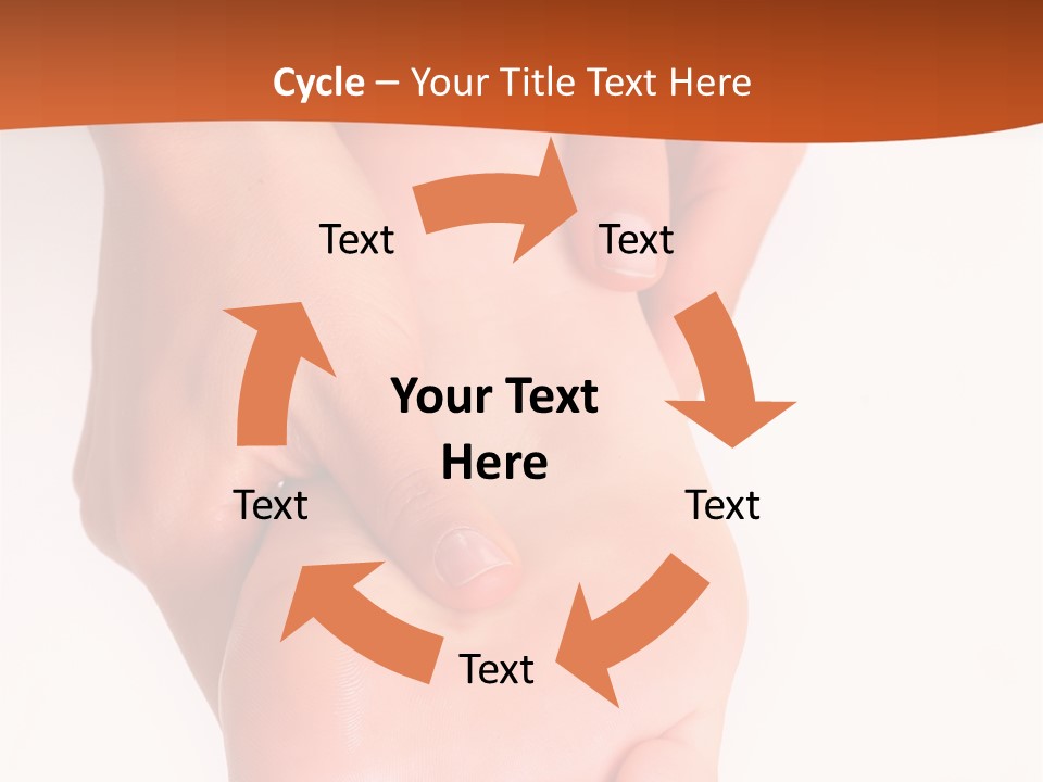 Massage And Leaving Of The Female Feet Bared By A Foot, Isolated On A White Background, Please See Some Of My Other Parts Of A Images PowerPoint Template