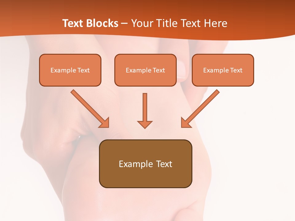Massage And Leaving Of The Female Feet Bared By A Foot, Isolated On A White Background, Please See Some Of My Other Parts Of A Images PowerPoint Template