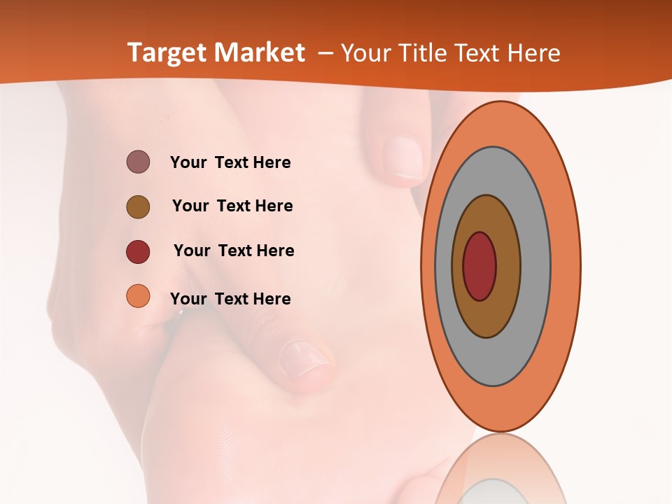 Massage And Leaving Of The Female Feet Bared By A Foot, Isolated On A White Background, Please See Some Of My Other Parts Of A Images PowerPoint Template