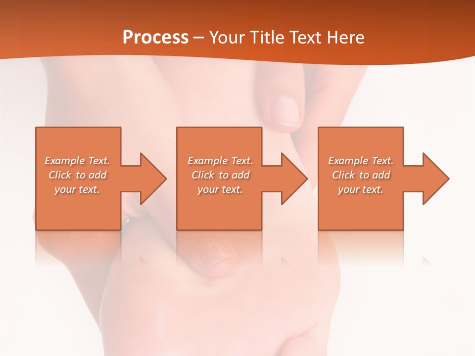 Massage And Leaving Of The Female Feet Bared By A Foot, Isolated On A White Background, Please See Some Of My Other Parts Of A Images PowerPoint Template