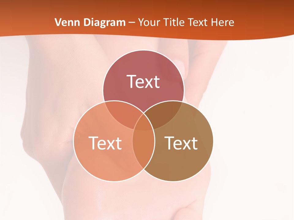 Massage And Leaving Of The Female Feet Bared By A Foot, Isolated On A White Background, Please See Some Of My Other Parts Of A Images PowerPoint Template