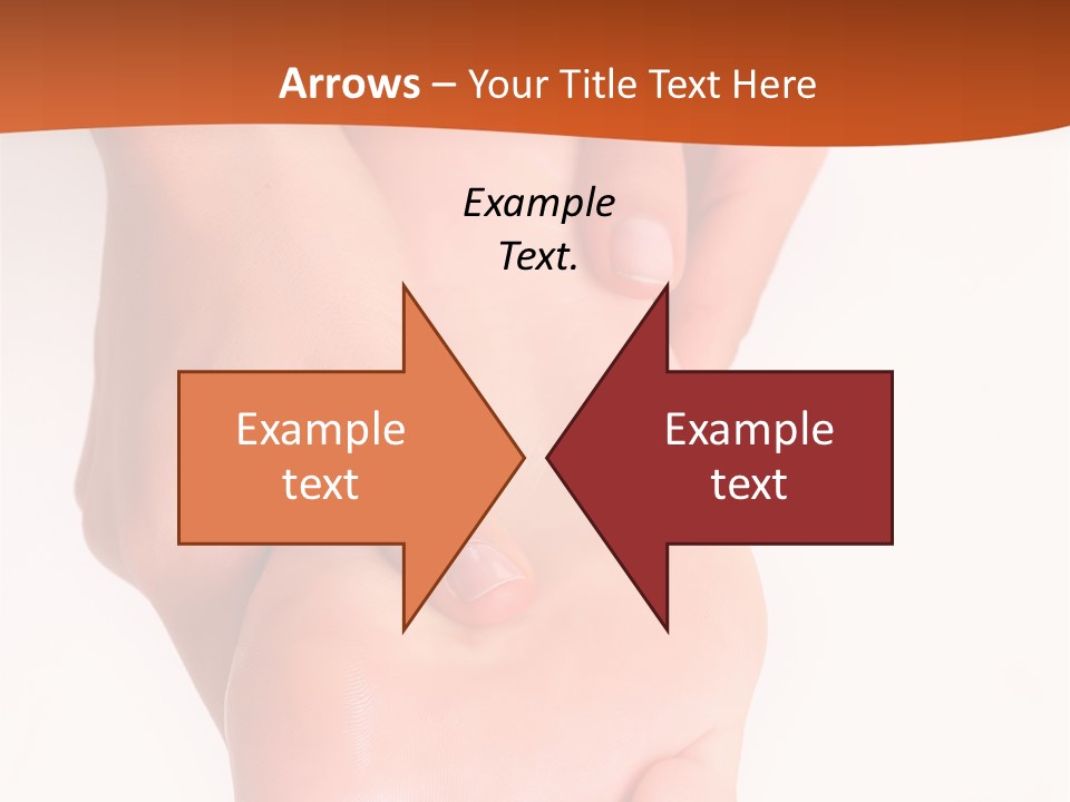 Massage And Leaving Of The Female Feet Bared By A Foot, Isolated On A White Background, Please See Some Of My Other Parts Of A Images PowerPoint Template