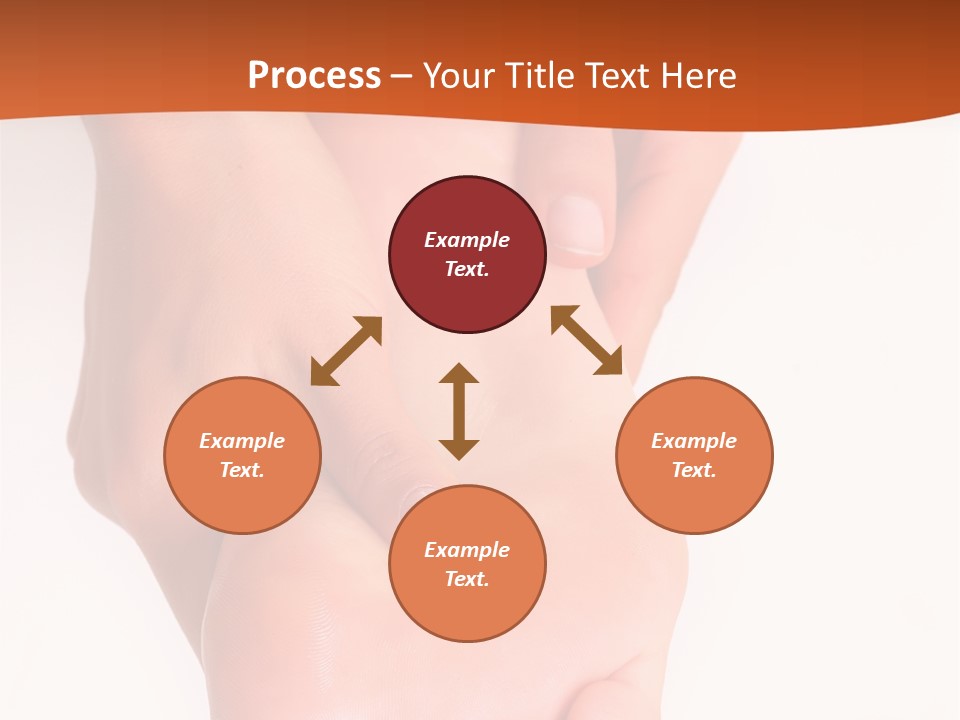 Massage And Leaving Of The Female Feet Bared By A Foot, Isolated On A White Background, Please See Some Of My Other Parts Of A Images PowerPoint Template