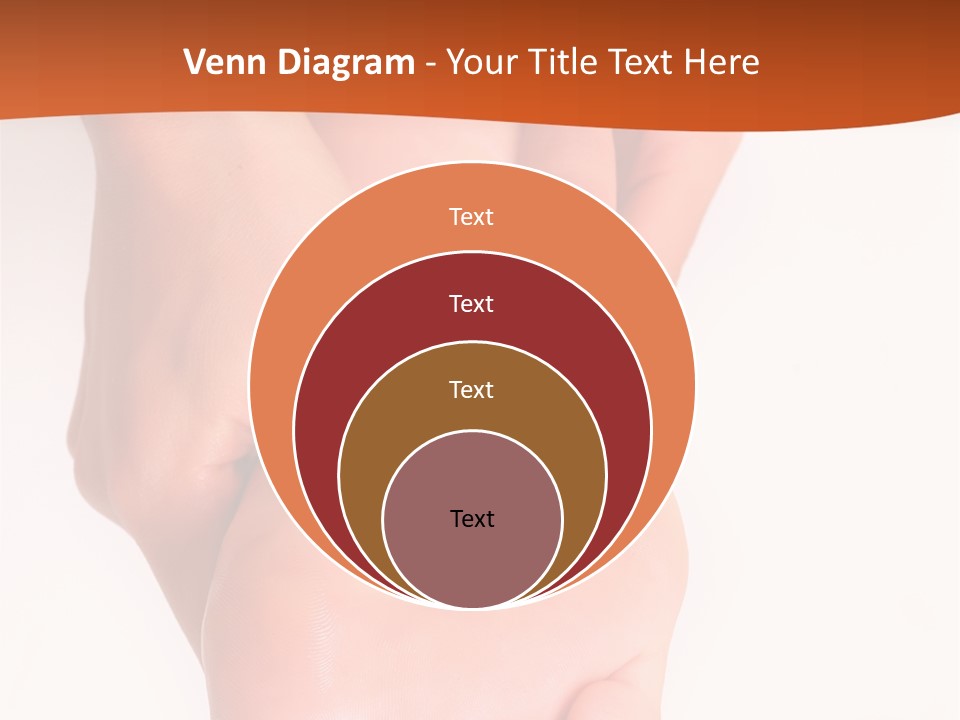 Massage And Leaving Of The Female Feet Bared By A Foot, Isolated On A White Background, Please See Some Of My Other Parts Of A Images PowerPoint Template