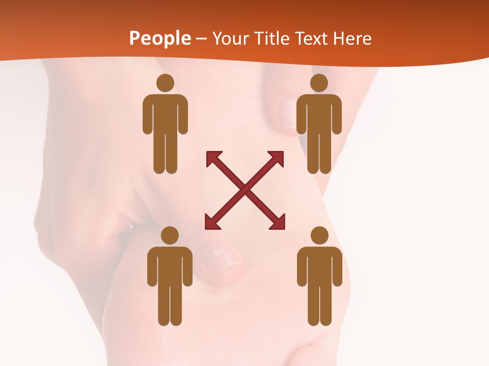 Massage And Leaving Of The Female Feet Bared By A Foot, Isolated On A White Background, Please See Some Of My Other Parts Of A Images PowerPoint Template