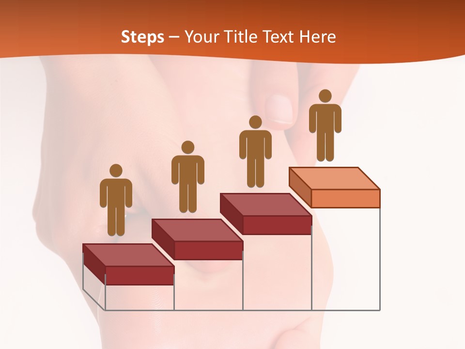 Massage And Leaving Of The Female Feet Bared By A Foot, Isolated On A White Background, Please See Some Of My Other Parts Of A Images PowerPoint Template