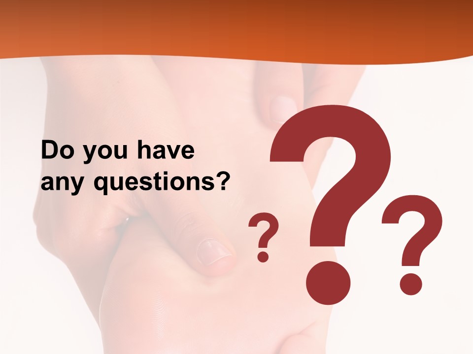 Massage And Leaving Of The Female Feet Bared By A Foot, Isolated On A White Background, Please See Some Of My Other Parts Of A Images PowerPoint Template