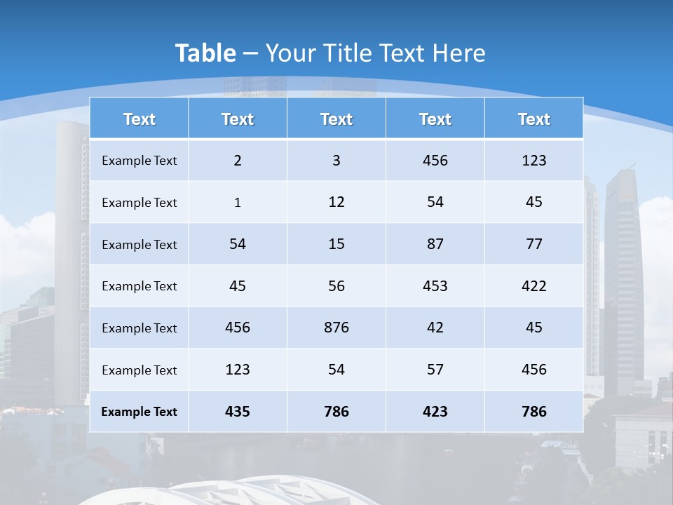 Skyline Of Singapore Financial District Framed By Elgin Bridge And The Singapore River PowerPoint Template