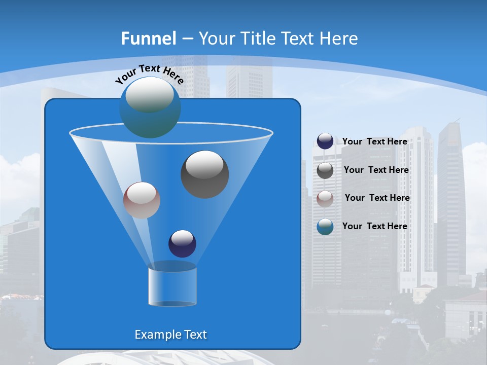 Skyline Of Singapore Financial District Framed By Elgin Bridge And The Singapore River PowerPoint Template