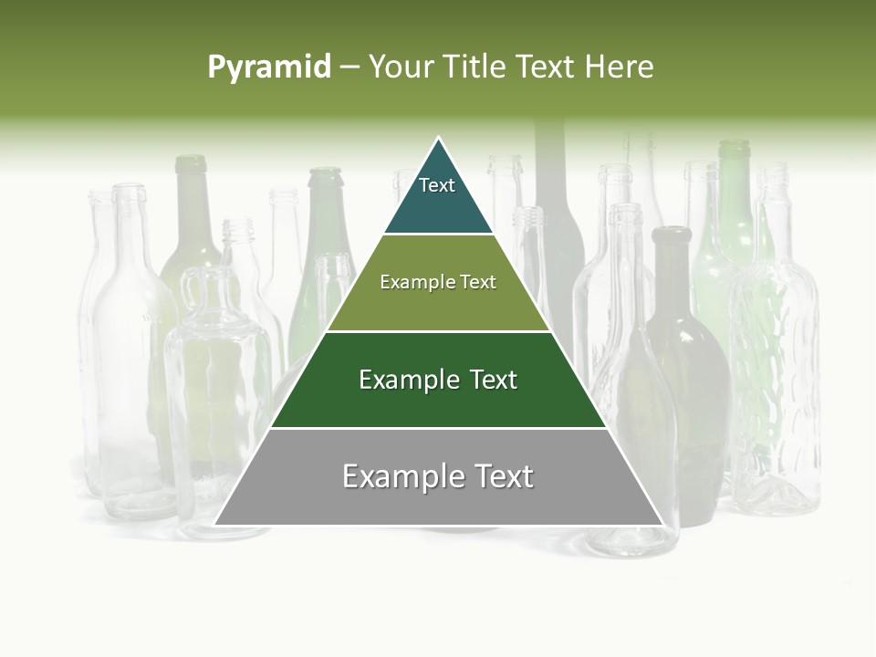 Empty Bottles Background PowerPoint Template