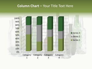 Empty Bottles Background PowerPoint Template