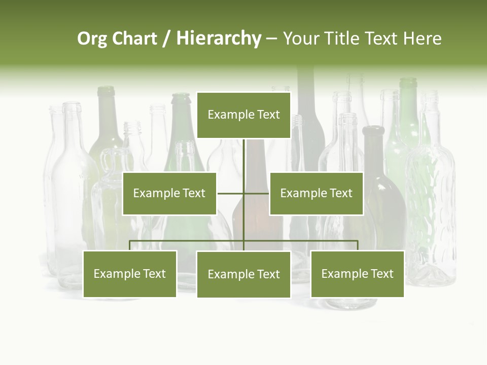 Empty Bottles Background PowerPoint Template