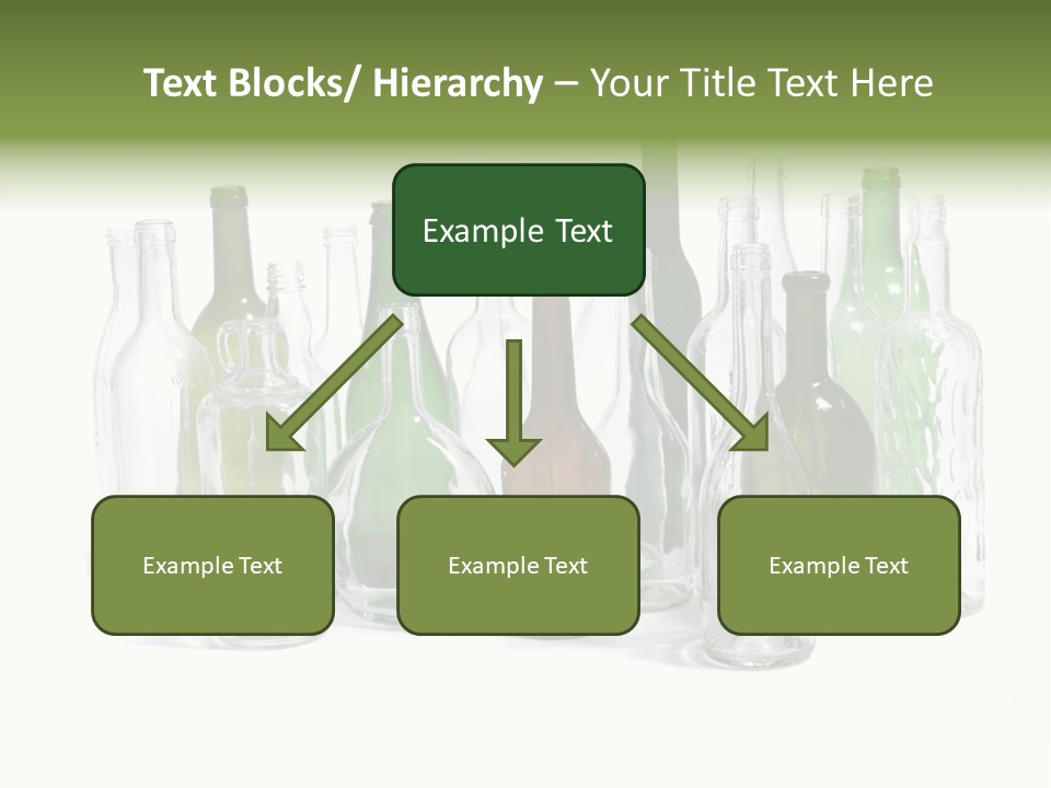 Empty Bottles Background PowerPoint Template