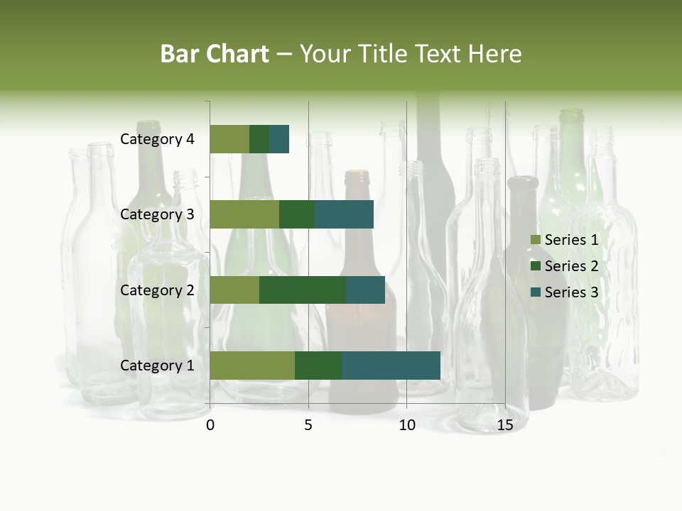 Empty Bottles Background PowerPoint Template