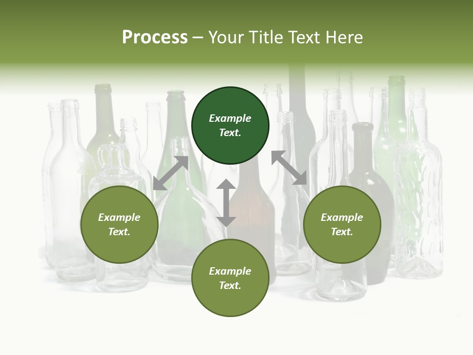 Empty Bottles Background PowerPoint Template