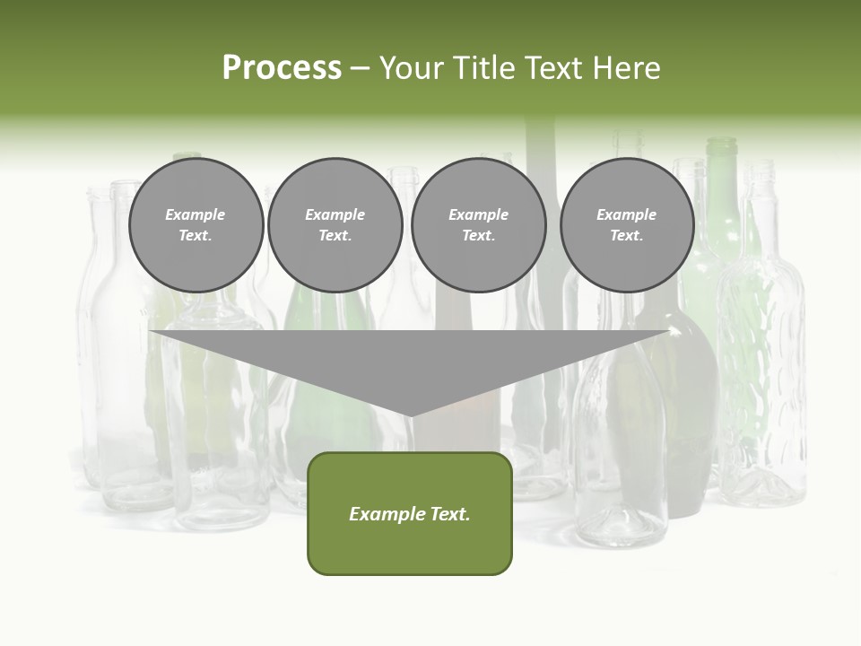 Empty Bottles Background PowerPoint Template