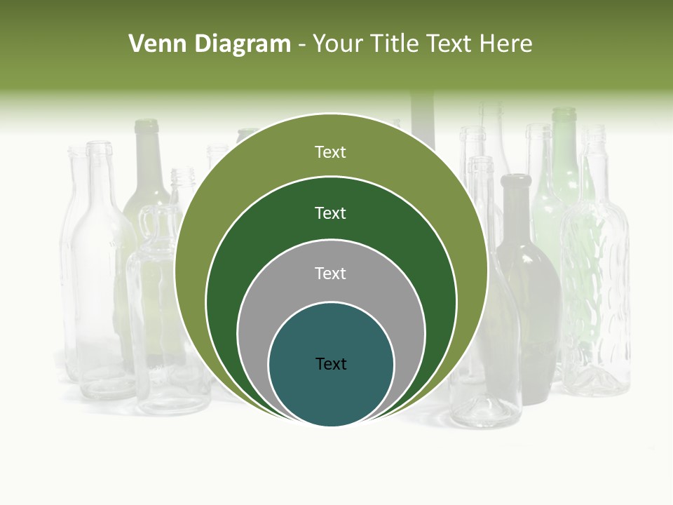 Empty Bottles Background PowerPoint Template