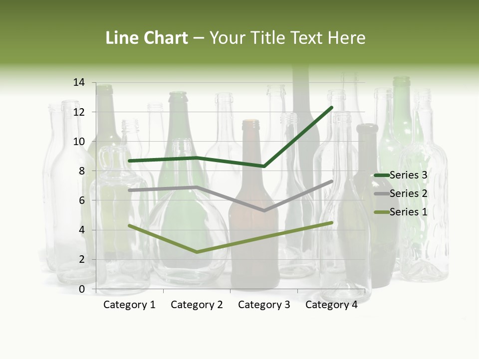 Empty Bottles Background PowerPoint Template