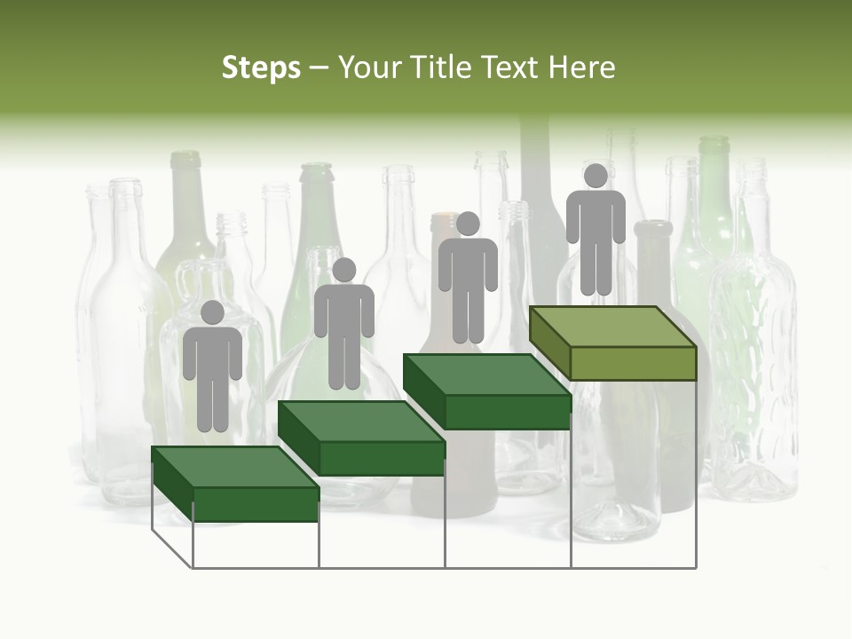 Empty Bottles Background PowerPoint Template