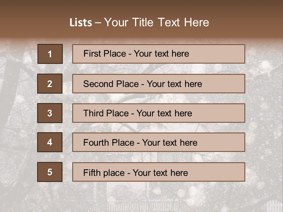 Winter PowerPoint Template