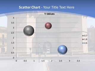 Medieval Twin-Towered Gates Torres De Serranos - Valencia, Spain PowerPoint Template