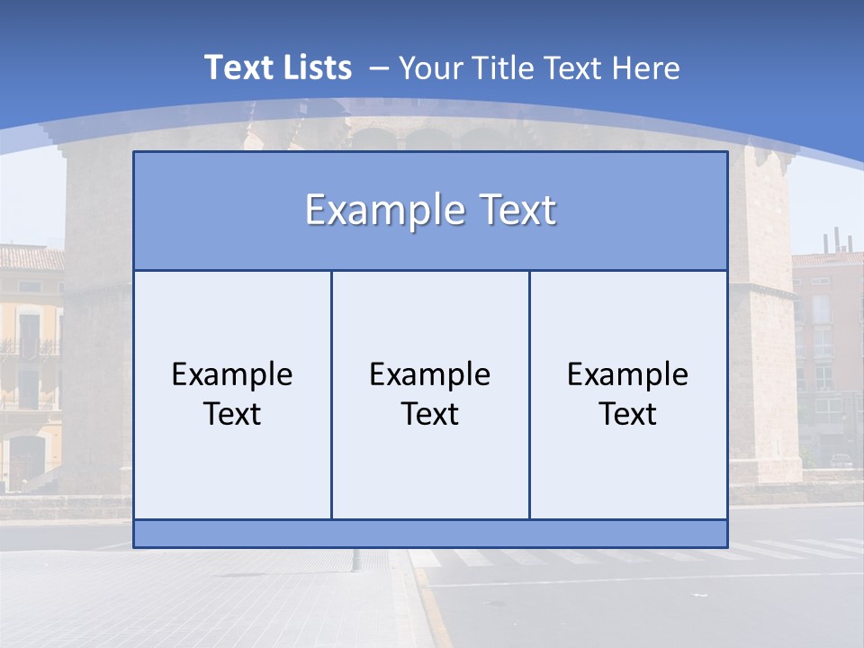 Medieval Twin-Towered Gates Torres De Serranos - Valencia, Spain PowerPoint Template