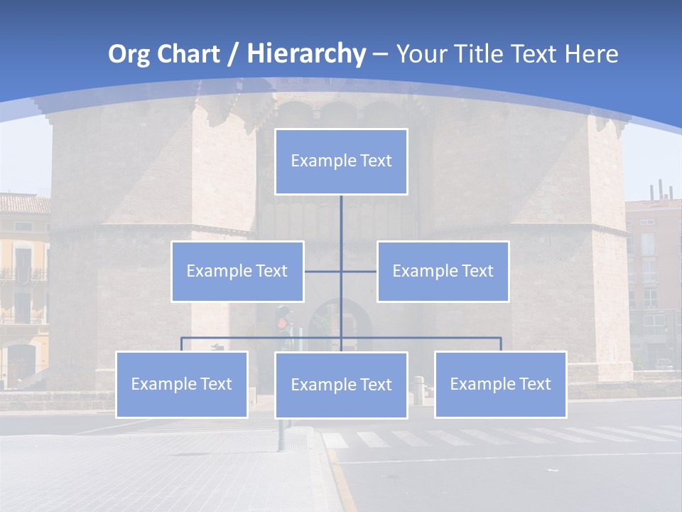 Medieval Twin-Towered Gates Torres De Serranos - Valencia, Spain PowerPoint Template