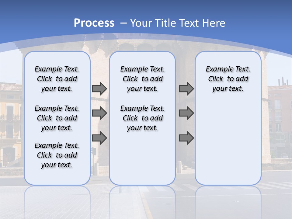 Medieval Twin-Towered Gates Torres De Serranos - Valencia, Spain PowerPoint Template
