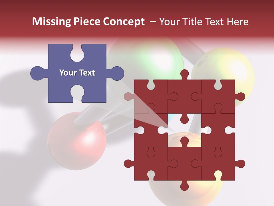 A Group Of Colorful Balls With A Shadow On A White Background PowerPoint Template