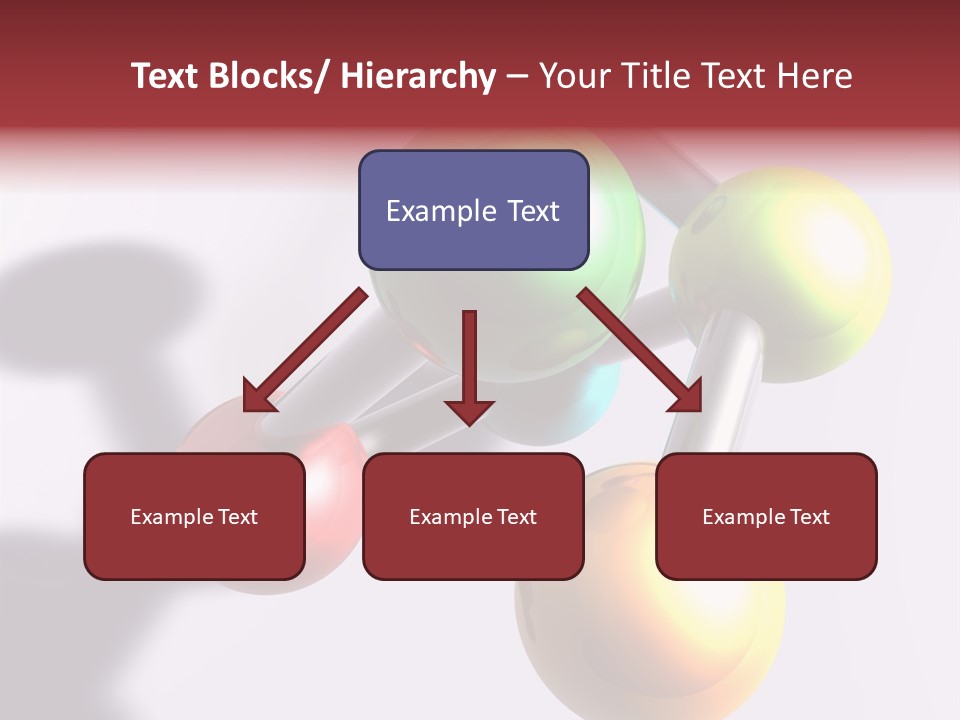 A Group Of Colorful Balls With A Shadow On A White Background PowerPoint Template