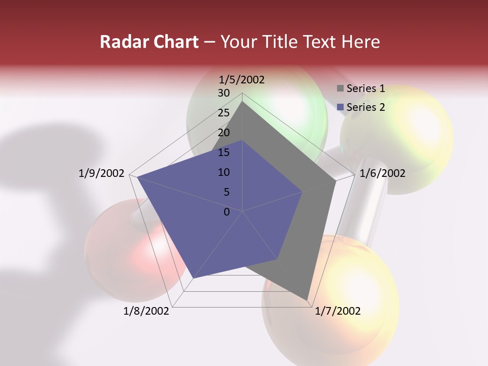 A Group Of Colorful Balls With A Shadow On A White Background PowerPoint Template