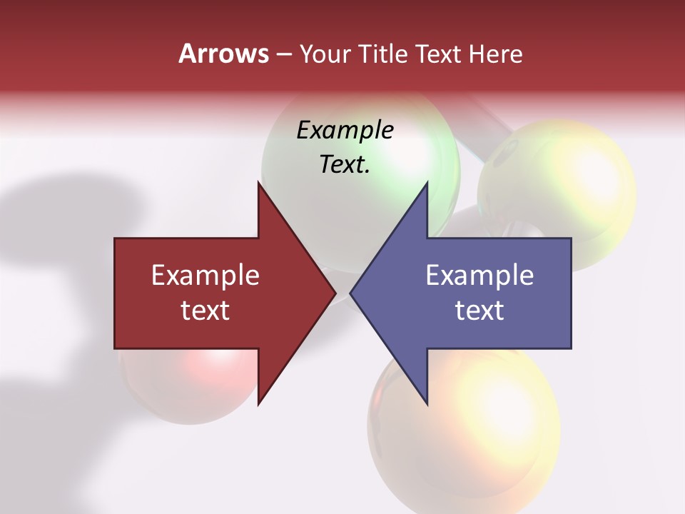 A Group Of Colorful Balls With A Shadow On A White Background PowerPoint Template