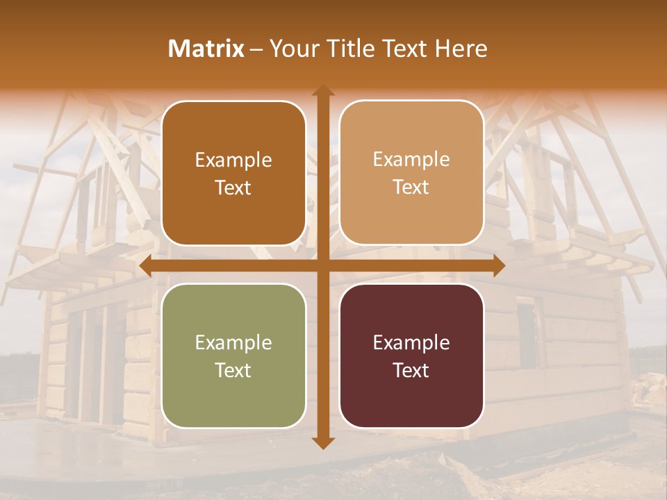 Wooden House PowerPoint Template