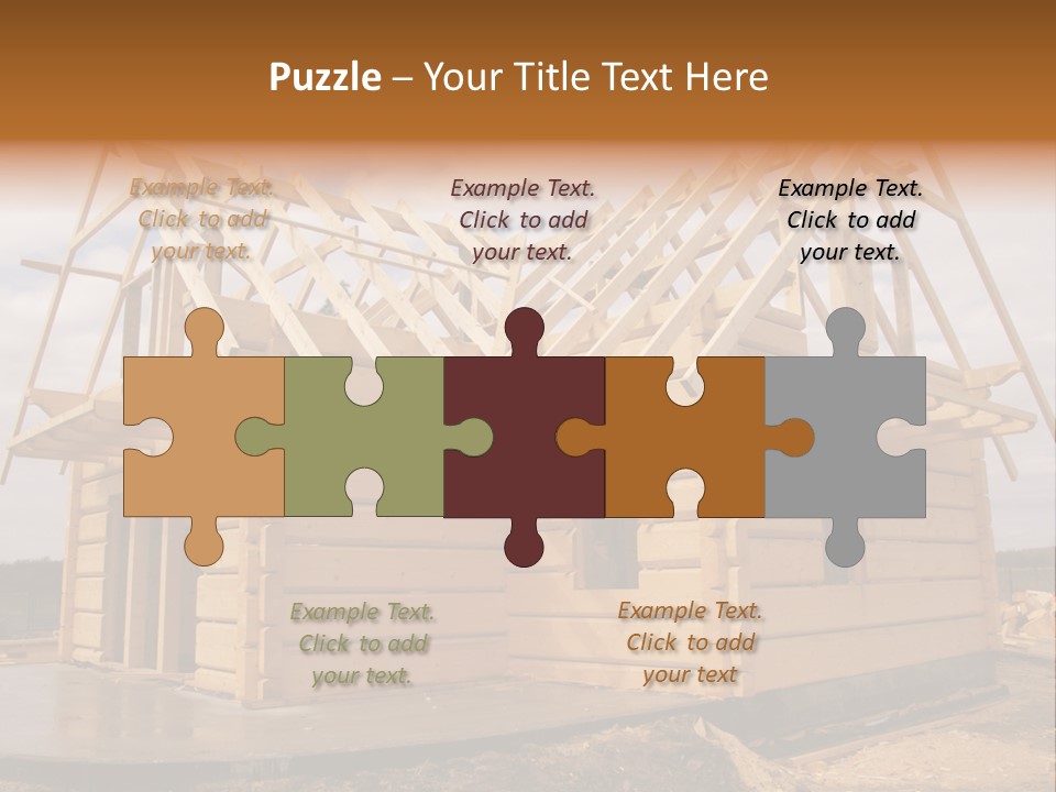 Wooden House PowerPoint Template