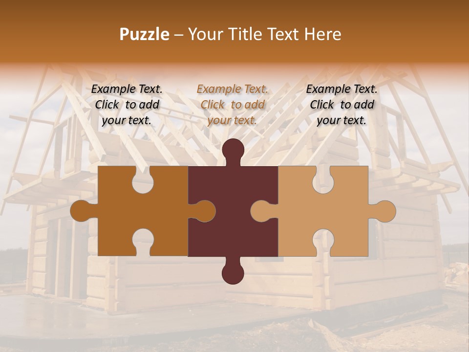 Wooden House PowerPoint Template