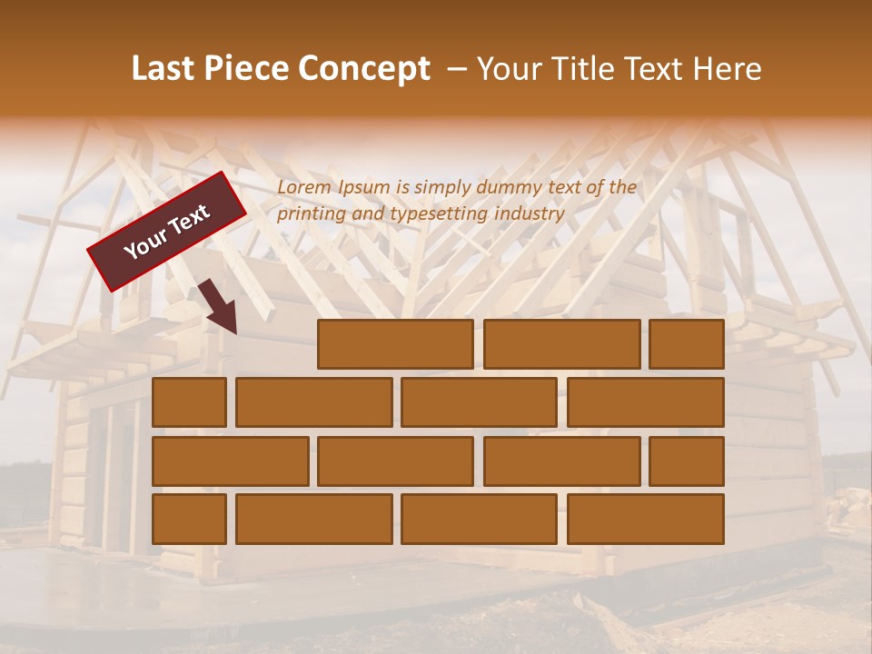 Wooden House PowerPoint Template