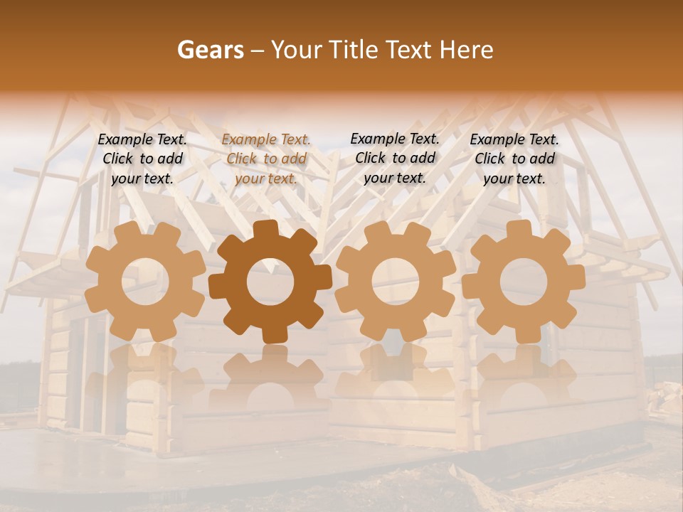 Wooden House PowerPoint Template