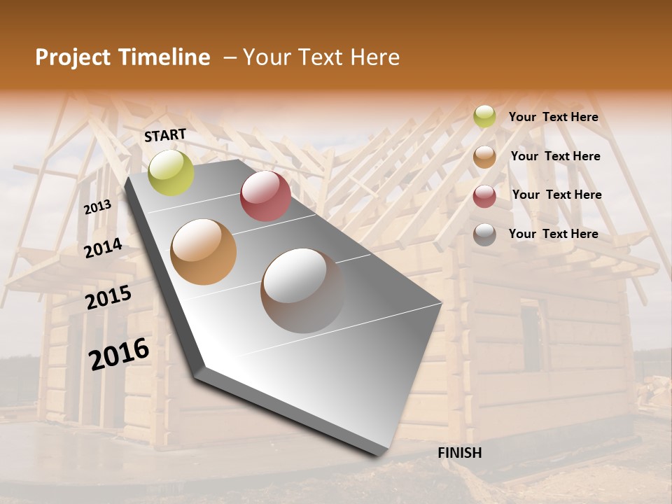 Wooden House PowerPoint Template